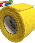 Top Shelf Drumstick Grip Tape That Hits Different With Killer Stick Control And Zero Slipping Soft Cotton Gauze Wrap built for gig drummers, yellow roll.