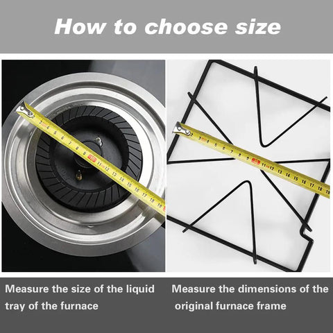 Measurement guide for 4 Pack Gas Range Burner Grates Replacement For WPW10268483 W10268483 AP6018155 PS11751457 8053580 Black
