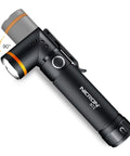 90 Degree Tactical Flashlight With Dual Fuel And Dual Cycle Switch 800 Lumens IPX4 Waterproof LED Torch Four Modes Plus Hidden Strobe And SOS