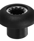 Plug And Play Black Plastic Transmission Part For Grinders And Soy Milk Makers Mushroom Head Socket Accessory Easy Install Space Saving Design Durable Diy Repair Component, close-up
