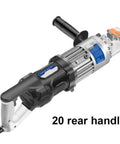 Heavy Duty Electric Rebar Cutter Machine Fast Hydraulic Pliers Steel Bar Cut Off Tool with 20 rear handle for precision cuts.