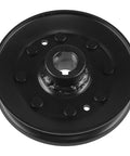 Replacement Blade Drive Pulley For John Deere 240 46-Inch Deck 1988 To 1992 Mod C8L34110 black heavy duty mower part angle view