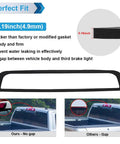 Third Brake Light Gasket Seal For 2014 To 2018 Chevy Silverado 1500 And 2015 To 2019 GMC Sierra 1500 2500HD 3500HD High Mount Stop Lamp Heavy Duty Waterproof Cushion Flame Resistant Chemical Resistant Single Sided Adhesive, 0.19 inch thick EVA foam gasket