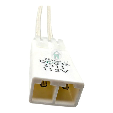 Close-up of Genuine OEM Dryer Burner Igniter For Gas Or Electric Dryers Wiring Harness Replacement 5318EL3001A