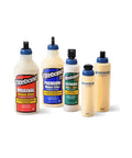 Handy Wood Glue Applicator Tips Featuring Durable Silicone Nozzles And Secure Plastic Collars For Super Smooth Box Joint Assembly Includes Protective Caps and quick cleanup brushes.
