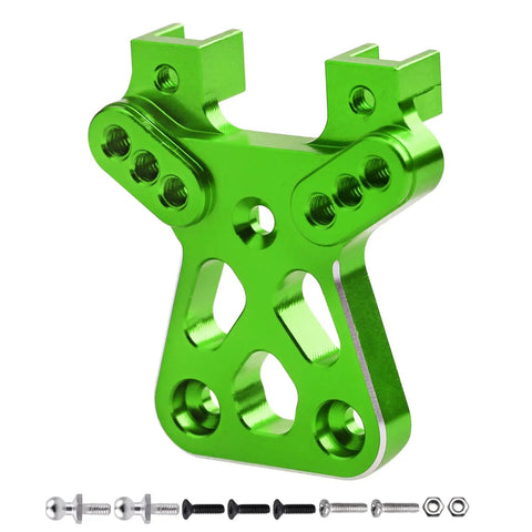 Aluminum Front And Rear Shock Towers For 1 By 18 Traxxas LaTrax Teton Desert Prerunner SST Beefed Up Upgrade Parts 6061 T6 Anodized Green