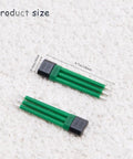 Two 4601H Bipolar Latch Hall Effect Sensors for E Bike Motors with Analog Voltage Output, showing size 0.7in x 0.16in.