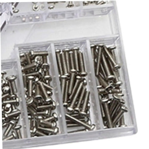 Handy Mini Screw Kit For Glasses And Laptops With Steel Mini Screws in organized case for precise eyeglass and electronics repair