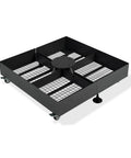 Patio Umbrella Base WK4500 With 4 Lockable Wheels 1100 Lbs Heavy Duty Steel Weighted Base For Cantilever Offset Umbrellas
