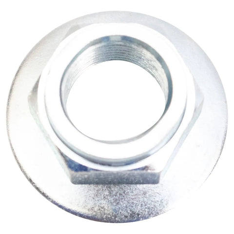 Top view of axle nut for Front Passenger Side Wheel Bearing Hub Assembly For Ford Transit Connect Replacement - LK014