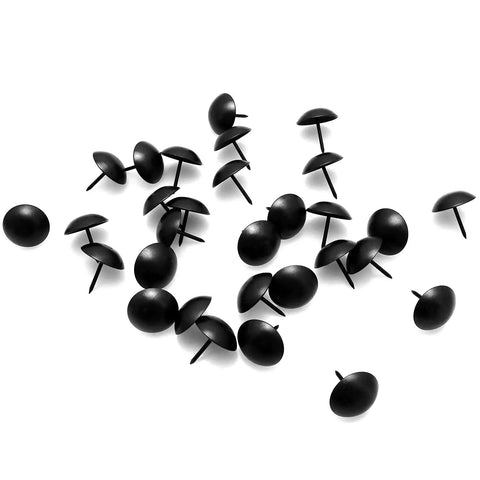 Badass Black Nailhead Trims And One Inch Furniture Upholstery Tacks For Diy Home Renovations Heavy Duty Steel Nail Pins With Sleek Matte Surface.