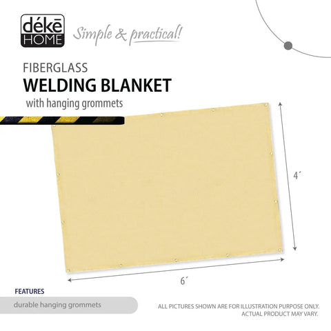 Rock Solid Heavy Duty Fireproof Welding Blanket With Heat Resistant Fiberglass Cover Blocks Scorching Sparks And Flames Up To One Thousand Degrees Surefire Choice For Shop Jobs No Sweat