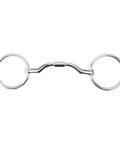 Loose Ring Dressage Bit With Low Extra Wide Ported Barrel MB 33 WL 5.5 Inches, Stainless Steel With Copper Inlay, highest tongue relief