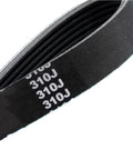 Heavy Duty Motorcycle Drive Belt 310J PJ787 2PCS 15 Ribbed Wear Resistant Nylon