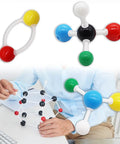 Organic Chemistry Molecular Model Kit For Students And Teachers 144-Piece Set With 68 Atoms 75 Links And 1 Link Remover Tool