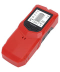 EVGATSAUTO Stud Finder Wall Scanner with LCD Display, 7-in-1 Detection in red color with digital display and buttons.