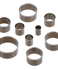 9 Piece Leather Circle Cutter Set 15 To 55 mm Pro Grade Hollow Hole Punch Kit For Fabric Leather Clay And Craft Projects