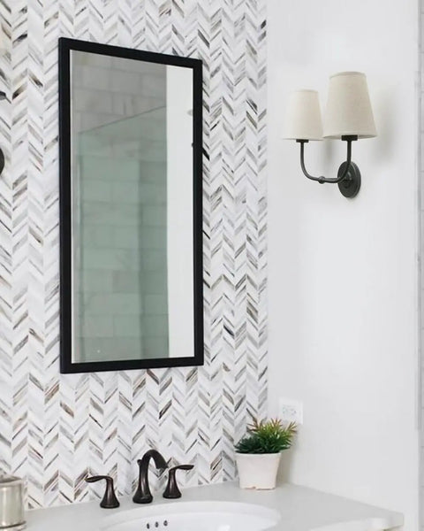 Two Light Wall Sconces With Funnel Linen Fabric Shades Vintage Modern Metal Wall Lamps For Bedroom Living Room Vanity Hallway Stairway And Bathroom Decor next to bathroom mirror.
