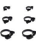 Nylon Hose Clamps for Aquarium Kit 8.1 to 32.5 mm Snap Clamps Black 36 Pack No Leaks Double Grip Teeth Secure Grip Tubing