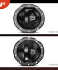 Front and back view of Rear Differential Cover With Gasket And Magnet For Chevy GMC Cadillac Trucks And SUVs 1998-2010