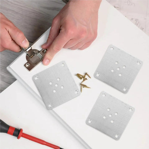 Heavy Duty Furniture Leg Mounting Plates 10 Pack Featuring 12mm Thickness For Sofa Assembly Rock Solid Couch Braces with screws.