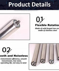 Top Tier Galvanized Steel Conveyor Rollers Offering Smooth Riding Heavy Duty Workhorse Performance with flexible rotation and stainless steel.