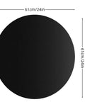 Heat Resistant Fire Pit Mat For Deck And Patio 1000 Degrees Fahrenheit Silicone Fiberglass Round Pad For Under Fire Pit Solo Stove