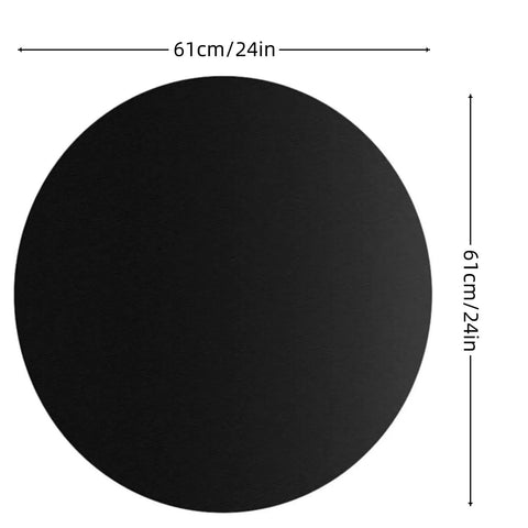 Heat Resistant Fire Pit Mat For Deck And Patio 1000 Degrees Fahrenheit Silicone Fiberglass Round Pad For Under Fire Pit Solo Stove