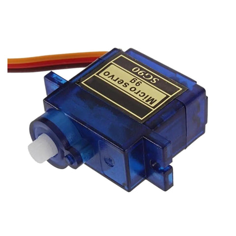 Premium Slick And Dead Nuts Accurate 9g Digital Servo Motor Package For Rc Fixed Wing Aircraft and Helicopter, blue casing, micro unit.