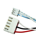 Close-up of wire connectors for Plug And Play Indoor Air Conditioning Fan Motor For Midea Units, Brushless DC, 208-230V 60Hz 20W 0.218A
