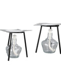 Pro Grade Lab Heating Kit With Alcohol Lamp, Tripod Stand, glass bottles with wicks, essential chemistry classroom gear
