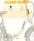 Ranger 2.0 Electric Bike Rollin Easy At 25 Mph With A Beefy 55 Mile Range showing easy fold mechanism and step-through frame.