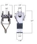 Dimensions of Heavy Duty Inline Wire Tensioner Set 12 Pack Ratchet Strainers For Electric Fences Galvanized Steel Frame With Aluminum Teeth