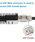 Beefy 10W PL259 UHF Male RF Dummy Load 50 Ohm For RF Testing From DC To 520 MHz Nickel Plated Copper Outer Shell Connector