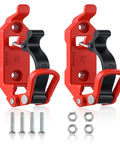 Heavy Duty Shovel Mount For Roof Rack With Metal Rubber Axe Holder And Quick Release Clamps For Trucks Red Roof Rack Brackets Set Of 2