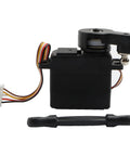 Digital RC Servo Steering Engine PX9200-21, showing 2.2Kg torque, front view with wires and mounting arm for 1:10 cars.
