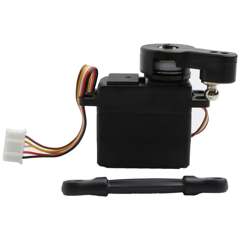 Digital RC Servo Steering Engine PX9200-21, showing 2.2Kg torque, front view with wires and mounting arm for 1:10 cars.