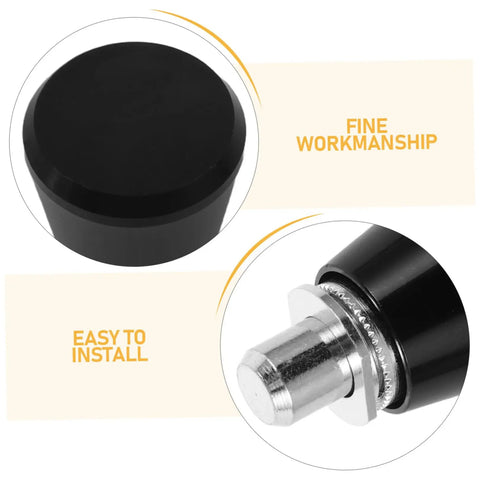 Black Metal Spring Pins Set of 4 Locking Plungers For Heavy Industrial Gear Universal Fit Durable Wear Resistant Hardware Parts Machine Setup, detailed view of pin mechanism.