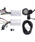 52V 25A 1200W Electric Bike Controller Kit With LCD Display Aluminum Alloy Housing Dual Drive System Full Wiring Harness