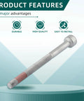 Lower Fuel Injector Nozzle Seal Copper And Bolt Washer Kit bolt with thread and head, durable and easy to install