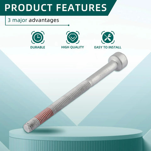 Lower Fuel Injector Nozzle Seal Copper And Bolt Washer Kit bolt with thread and head, durable and easy to install