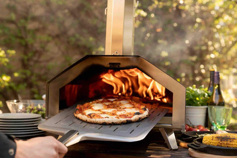 14 Inch Perforated Pizza Peel With Long Handle Aluminum Lightweight Pizza Paddle For Turning And Lifting Pizza On Stone Ovens
