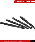 Lower Suspension Links Set 4Pcs For RedCat 1/10 Everest Gen7 Pro And Sport RC Crawler Aluminum Linkage Arms Upgrade Part In Black