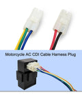 CDI Cable Wire Harness Plug Four Plus Two Pins For GY6 50cc 70cc 90cc 110cc 125cc 150cc Four Stroke Scooter Moped ATV