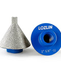 LOZLIN 2-inch diamond core drill bit with blue 5/8-11 threaded flange