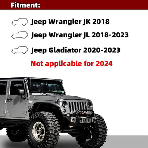 Rugged Aluminum Alloy Sun Visor Clip Repair Kit For Jeep Wrangler JK JL And Gladiator Fixes Sagging Visor With American Flag Black Finish Great For Off Road Builds compatibility chart.