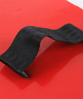 Black textured strap on red background for Granite Look Stamp Mat Pro Grade For Concrete Texturing Slate Pattern Stone Texture Cement Imprint