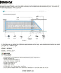 Diagram of Cantilever Sliding Gate Kit For 27 Foot Pad Mount With Medium Support Rollers Includes Foundation Plates Top Bracket Guides