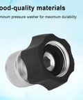 Electric Pressure Washer Adapter Three Quarter Inch High Pressure Quick Connection Fitting Garden Hose Connector in aluminum