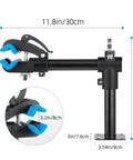 Wall Mounted Bike Repair Stand With Swivel Clamp, Easy Install, Bench Style Work Stand for road and mountain bikes.